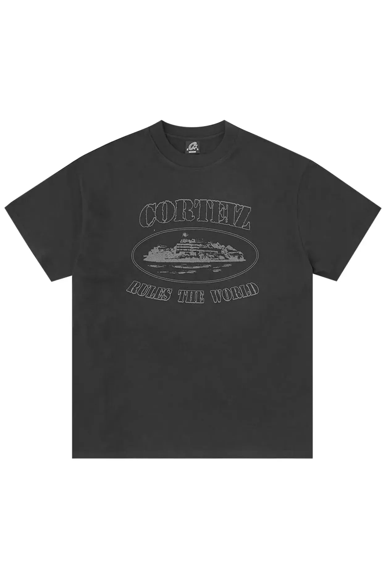 Corteiz Reflective Alcatraz Tee Triple Black – RAIDEDNZ.