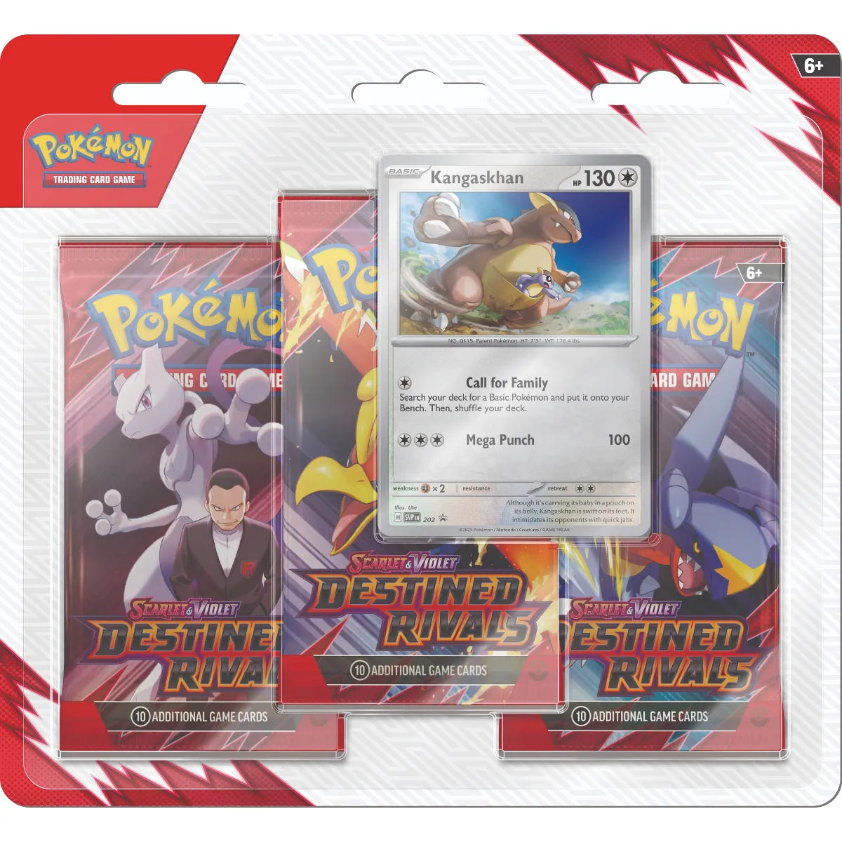 Pokémon TCG Scarlet & Violet - Destined Rivals 3 Pack Blister