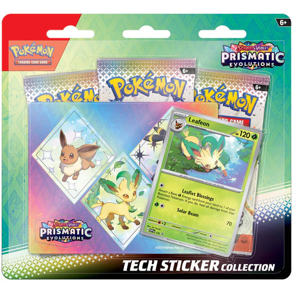 Pokemon TCG Scarlet & Violet - Prismatic Evolutions Tech Sticker Collection