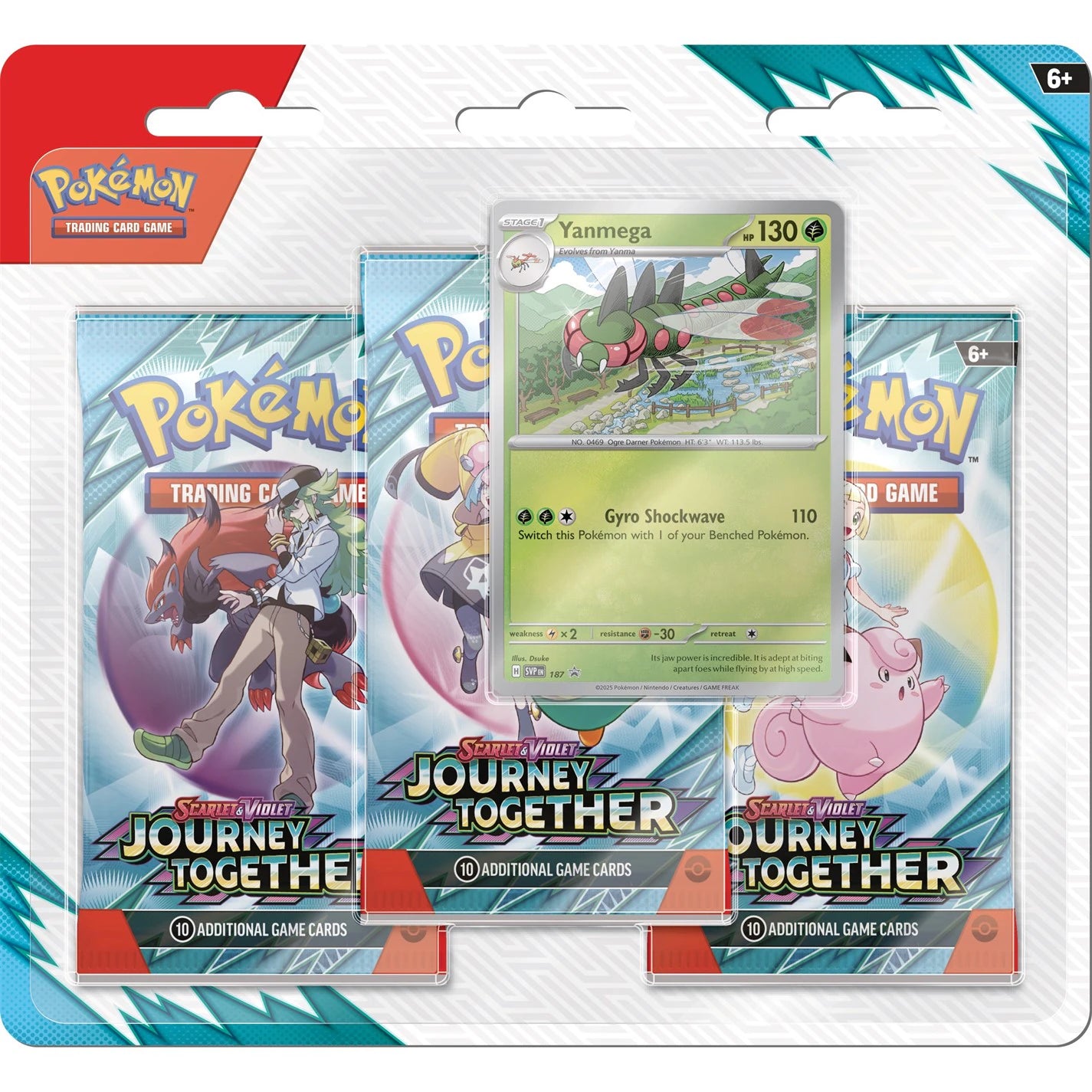 Pokémon TCG Scarlet & Violet - Journey Together 3 Pack Blister