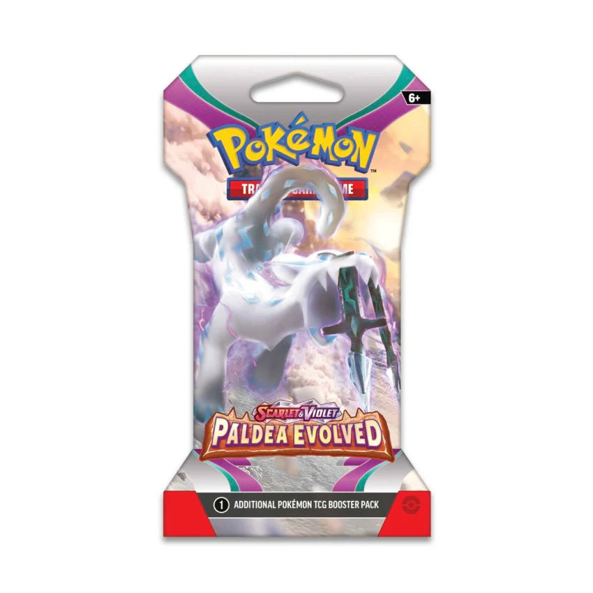 Pokemon TCG Sleeved Booster Pack - Scarlet & Violet Paldea Evolved