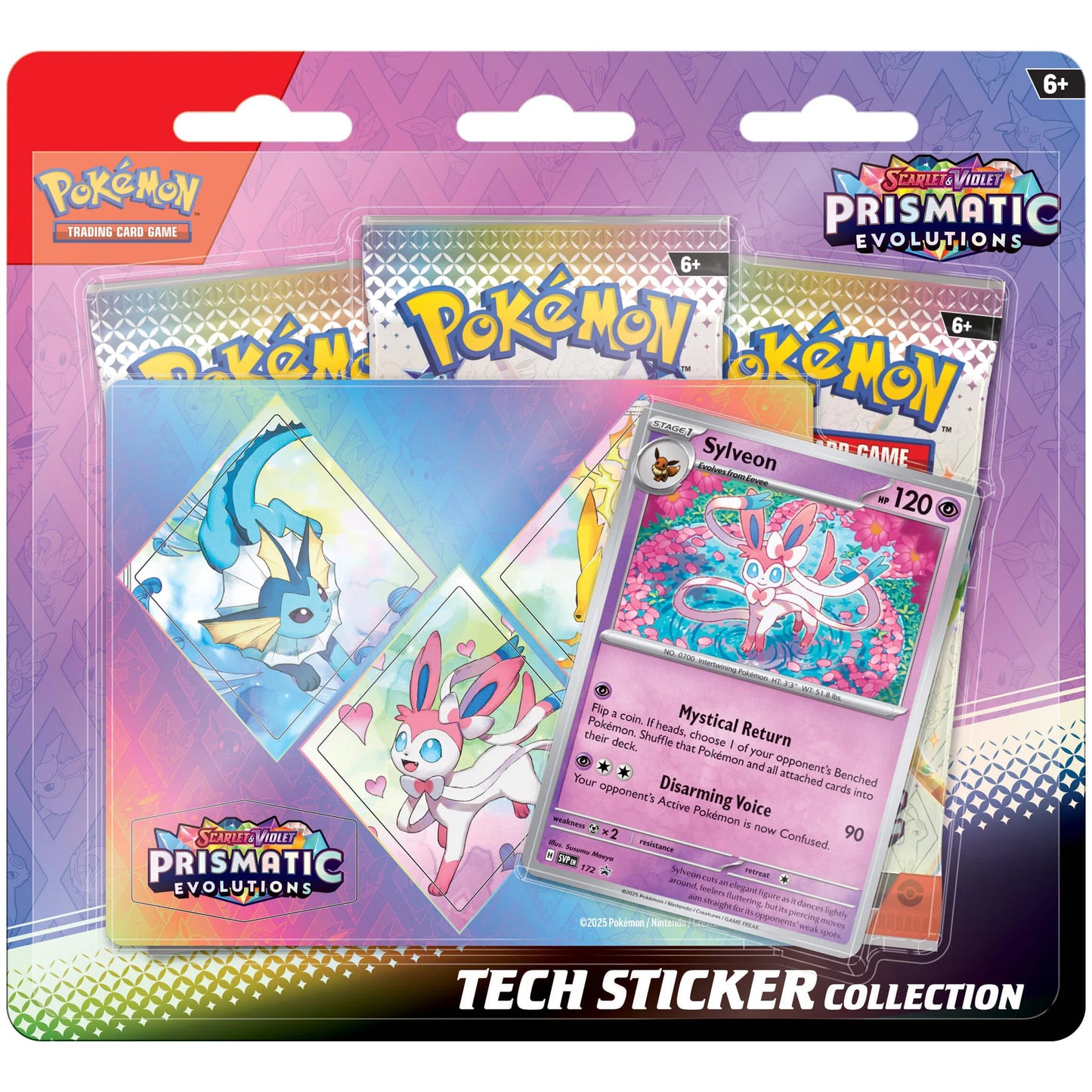 Pokemon TCG Scarlet & Violet - Prismatic Evolutions Tech Sticker Collection