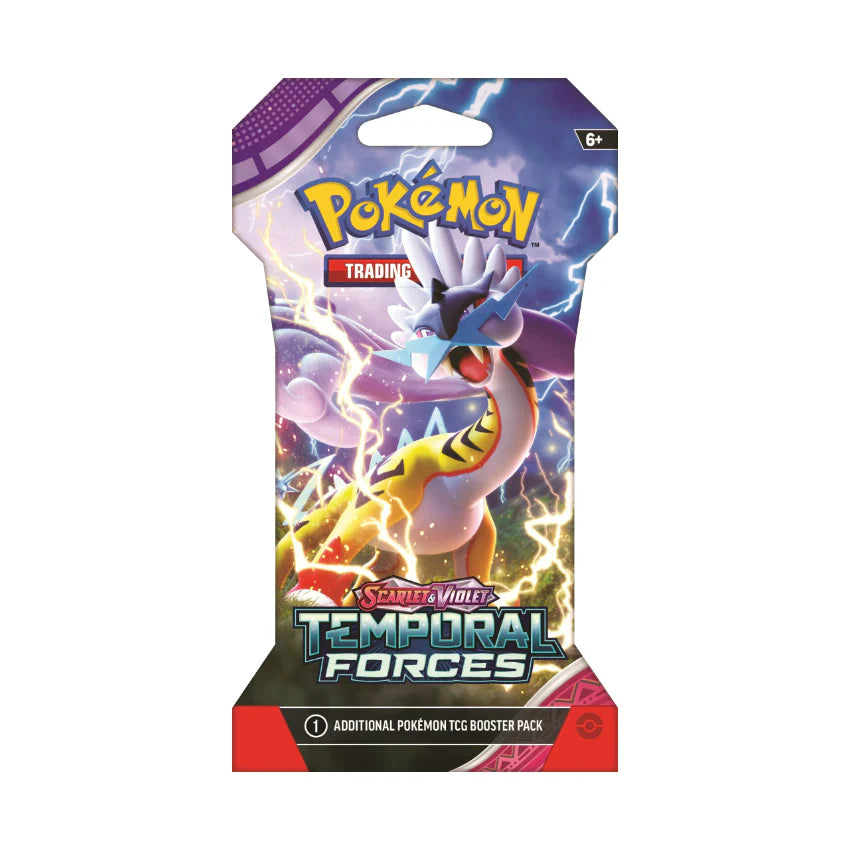 Pokemon TCG Sleeved Booster Pack - Scarlet & Violet Temporal Forces