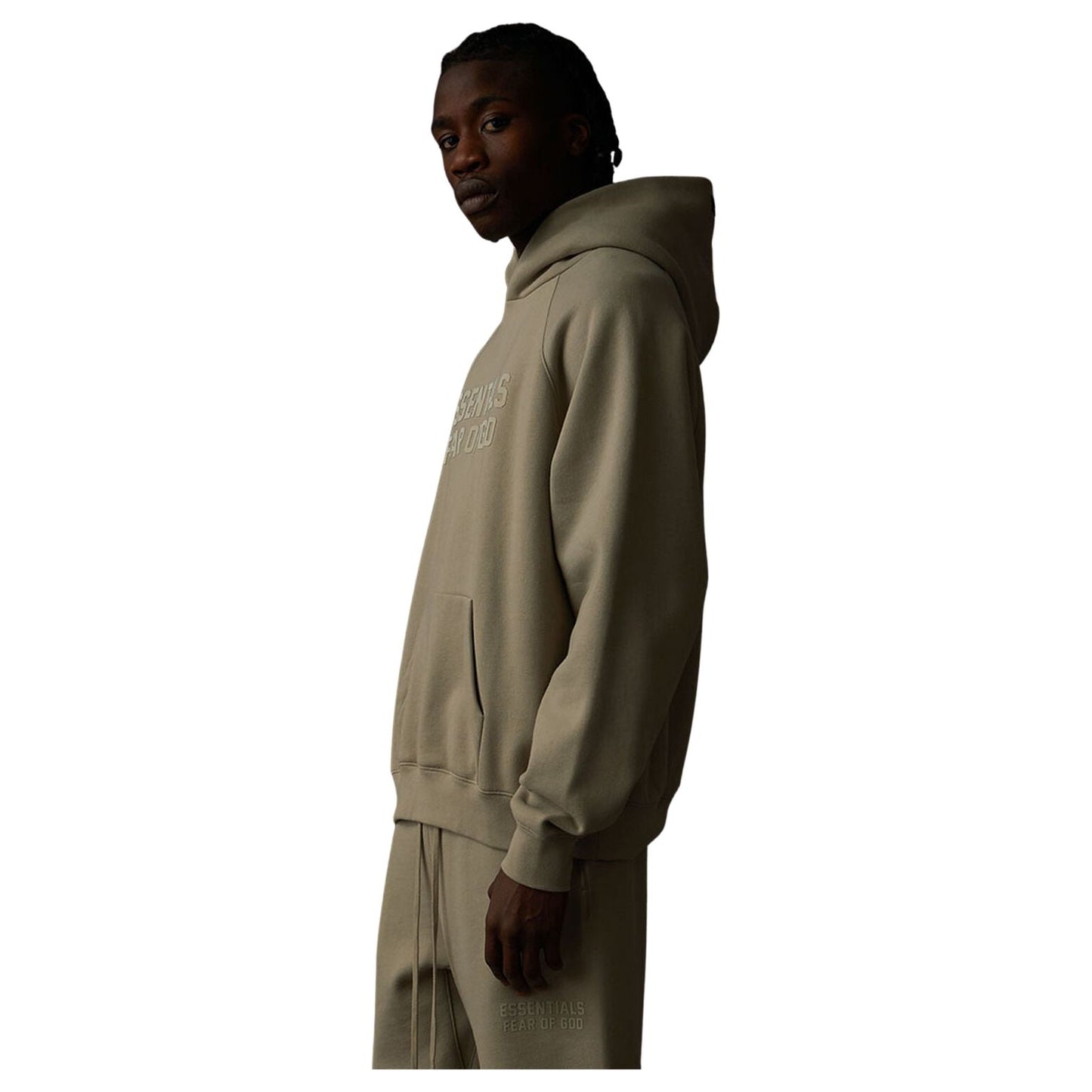 Fear Of God Essentials Hoodie - Seal (SS23)