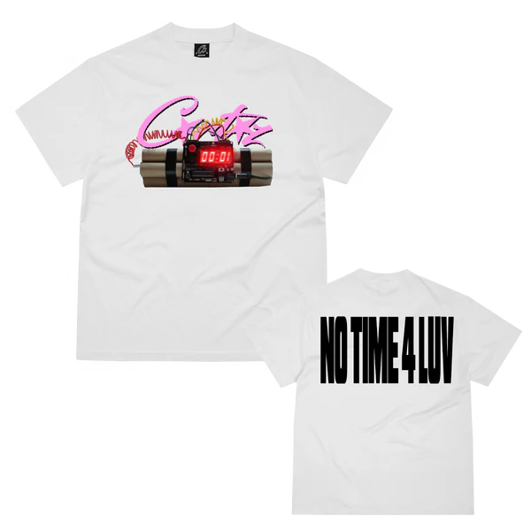 Corteiz No Time 4 Luv Tee - White