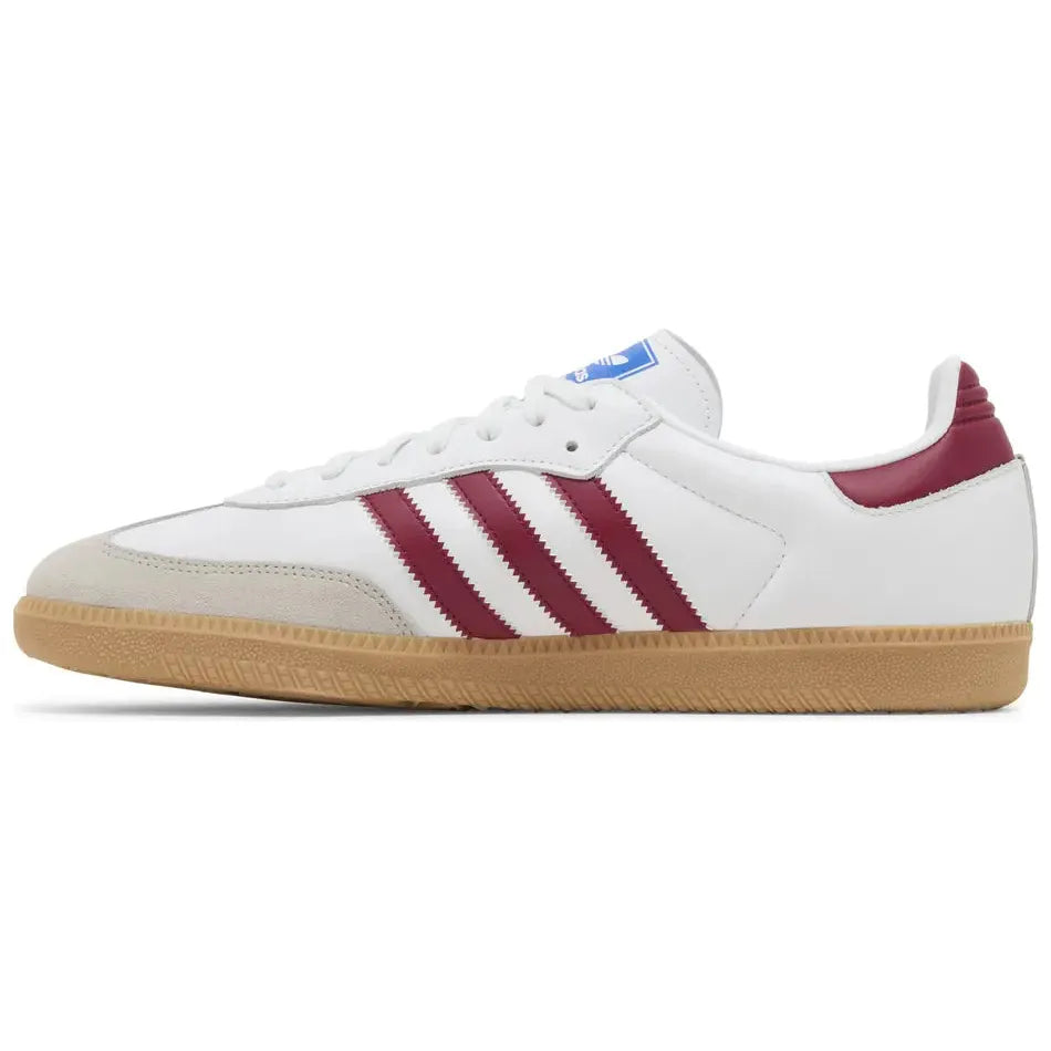 Adidas Samba OG - White Burgundy Gum