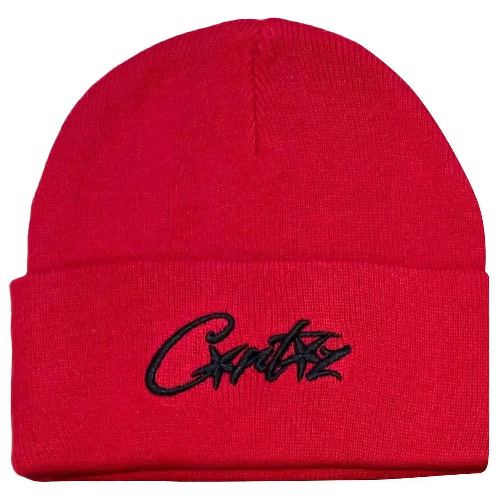 Corteiz Folded Allstarz Beanie Red