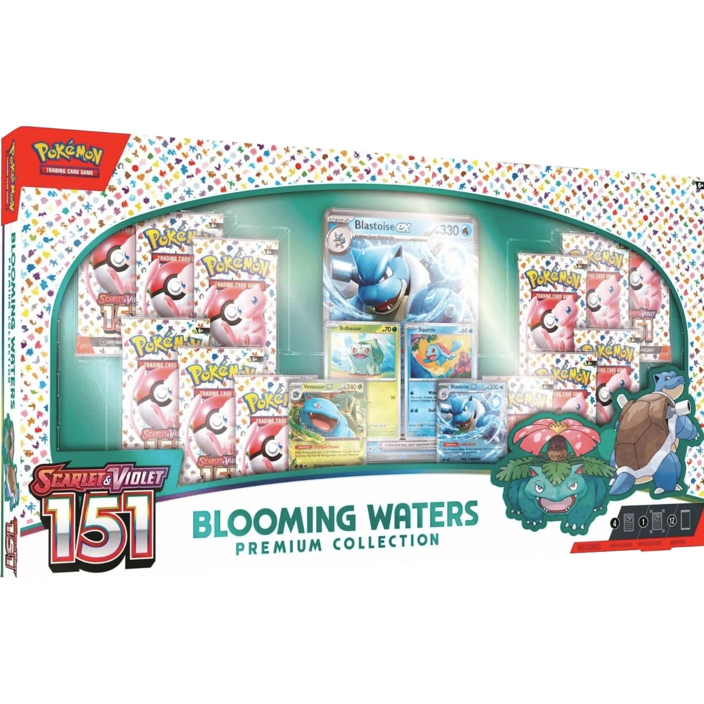 Pokemon TCG Scarlet & Violet - 151 Blooming Waters Heavy Hitters Premium Collection