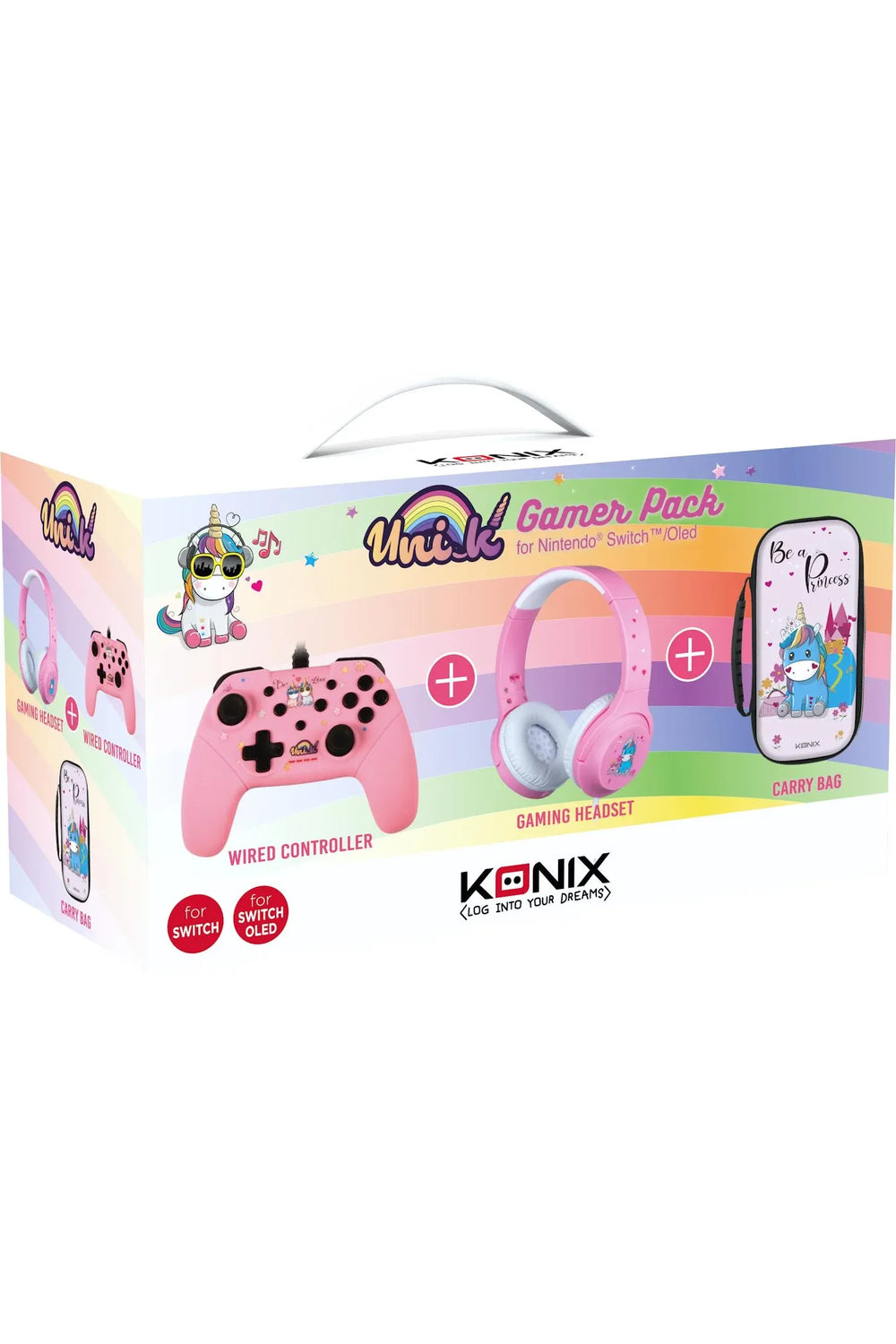 Konix Be a Princess Gamer Pack for Nintendo Switch