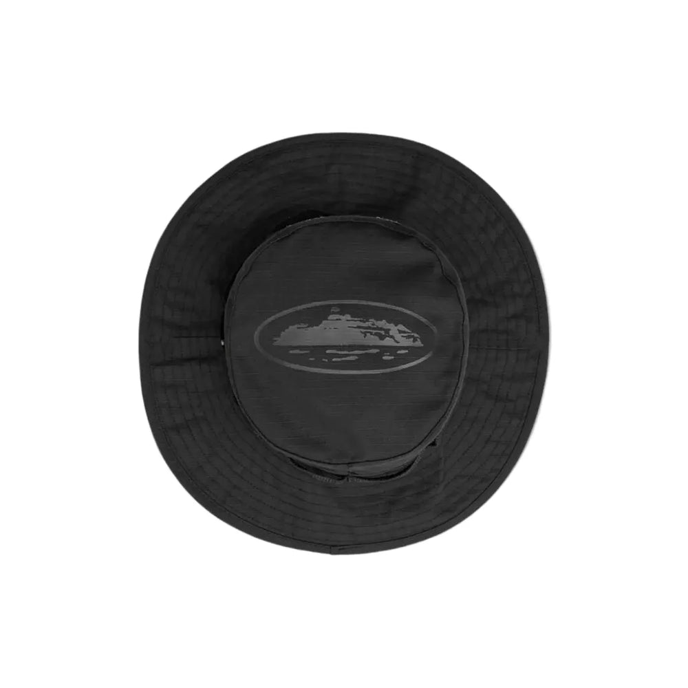Corteiz Alcatraz Bucket Hat Triple Black