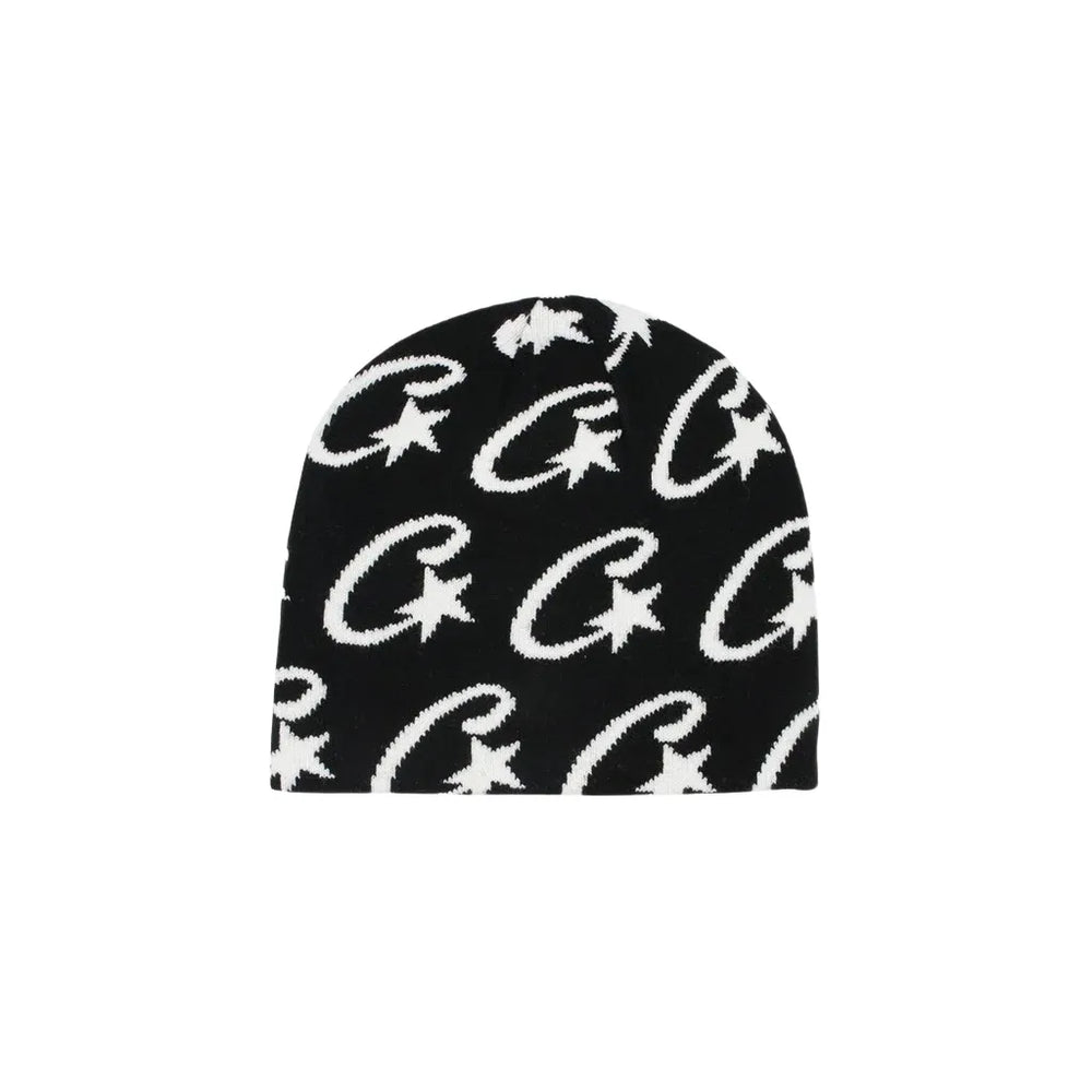 Corteiz Cstarz Monogram Beanie Black