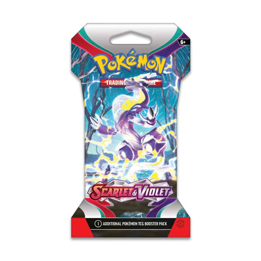 
                      
                        Pokemon TCG Sleeved Booster Pack - Scarlet & Violet
                      
                    