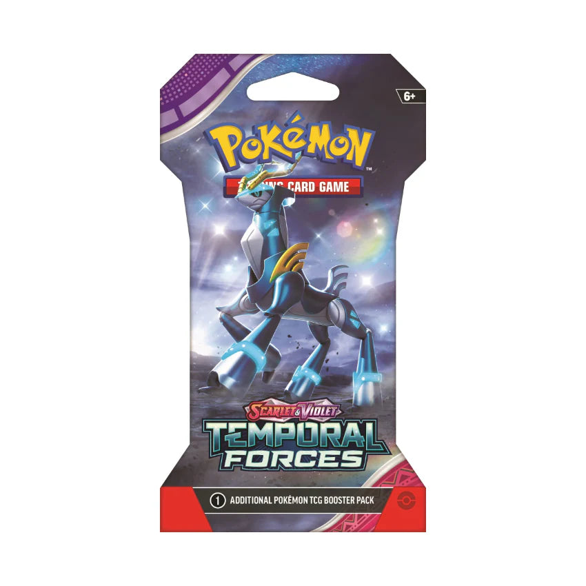 
                      
                        Pokemon TCG Sleeved Booster Pack - Scarlet & Violet Temporal Forces
                      
                    