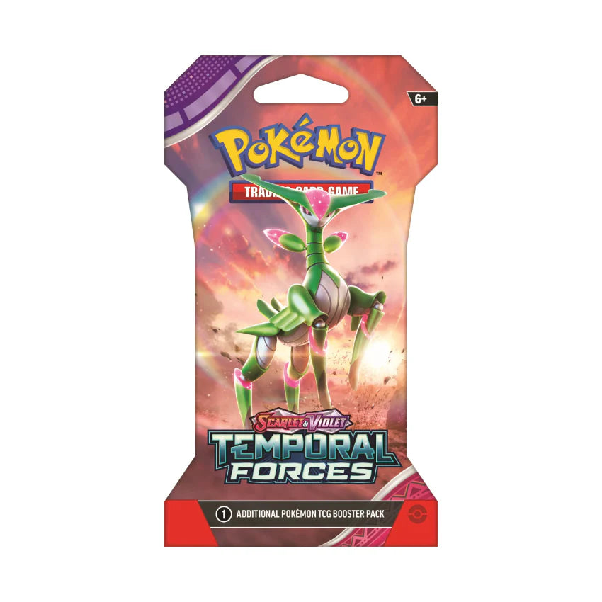 
                      
                        Pokemon TCG Sleeved Booster Pack - Scarlet & Violet Temporal Forces
                      
                    