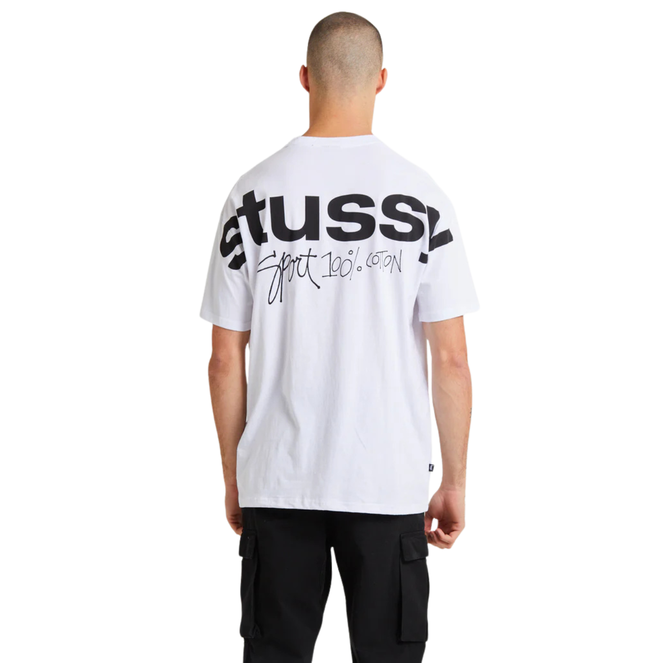 Stussy Sport 100 T-Shirt - Washed White