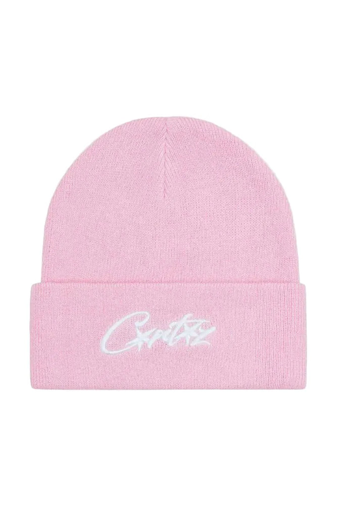 Corteiz Allstarz Folded Beanie Pink
