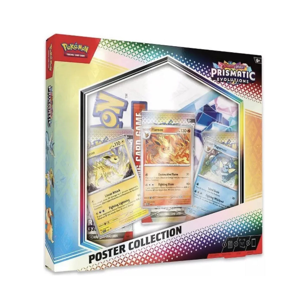 
                      
                        Pokemon TCG Scarlet & Violet - Prismatic Evolutions Poster Collection
                      
                    